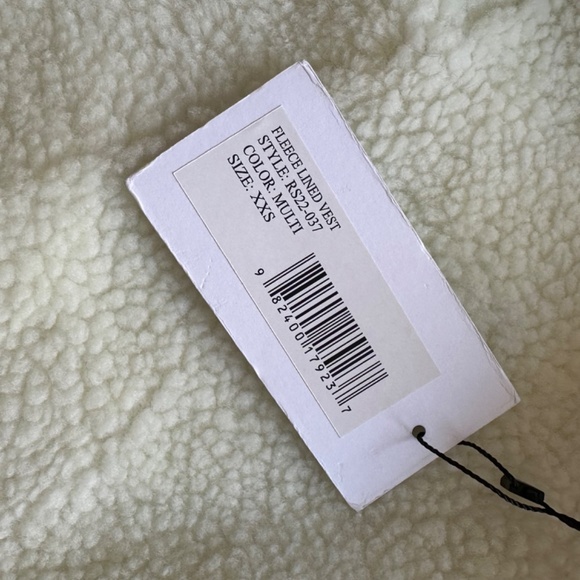 NWT SEA "Harlow" Women's Patchwork Fleece Lined Vest XXS - Picture 10 of 11